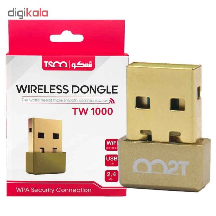 کارت شبکه USB بیسیم تسکو مدل TW 1000