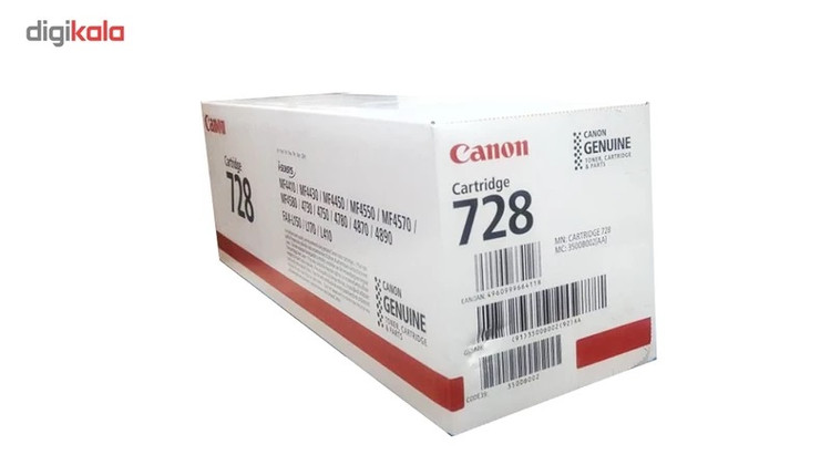 کارتریج تونر رنگ مشکی کانن Canon 728