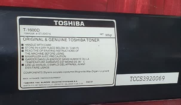 تونر کارتریج اصلی توشیبا TD - 1600