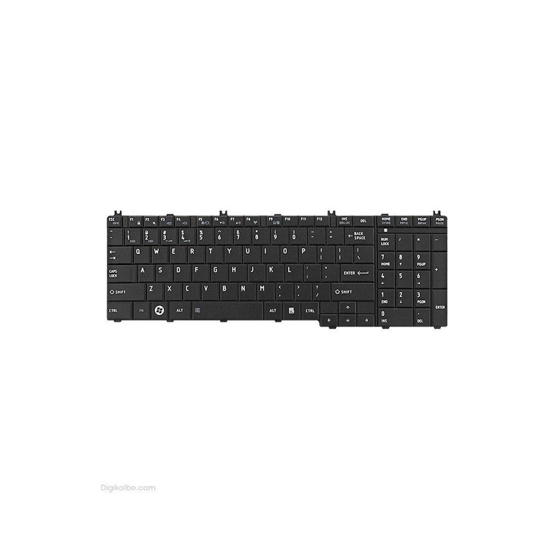 کیبورد لپ تاپ Toshiba Satellite L655-استوک