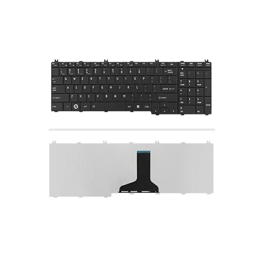 کیبورد لپ تاپ Toshiba Satellite L655-استوک