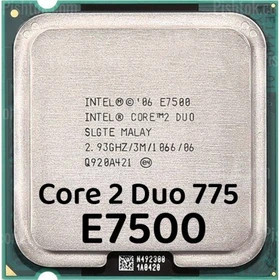 پردازنده کامپیوتر اینتل مدل Core 2 E7500 استوک