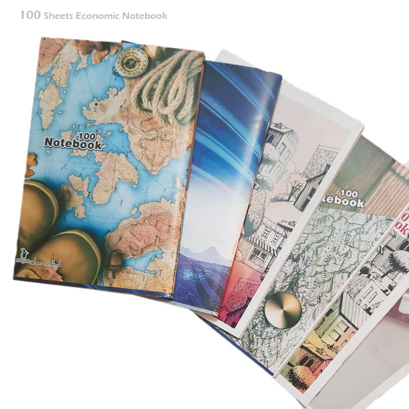 دفتر 100 برگ بوفی مدل A-100
